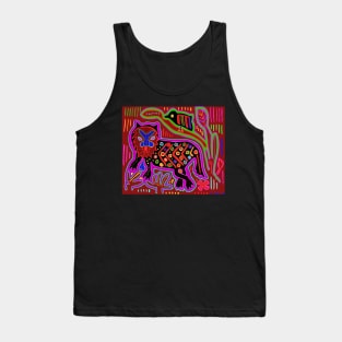 KUNA INDIAN FELINE Tank Top